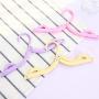 FEIDOL 10 PCS Outdoor Clothes Hangers Portable Folding Clothes Hangers Clothes Drying Rack for Travel Colorful Clothing Hanger for Hotel Hiking Camping