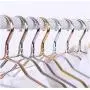 10pcs Random Color Children Adult Non-Slip Metal Shirt Trouser Hook Hangers Coat Hanger Clothes Accessories Rack
