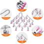 qinglele Drying Hanger,Hanging Drying Rack,Drip Hanger Stainless Steel with 18 Pegs for Laundry Underwear Socks Bra Panty,Quickly Remove Clothes from Hanger,Windproof,Folding Portable,Green