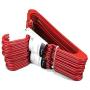 Standard Plastic Adult Hangers - 20Pk - Red