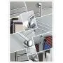 Bekith 16 inch Wall-Mounted Stainless Steel Swivel Bars Bathroom Towel Rack Hanger Holder Organizer (4-Arm)