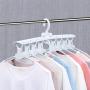Portable Collapsible Rotating Anti-skid Drying Rack Plastic Cloth Hanger Support