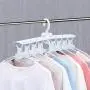 Portable Collapsible Rotating Anti-skid Drying Rack Plastic Cloth Hanger Support Portable Collapsible Rotating Anti-skid Drying Rack Plastic Cloth Hanger Support