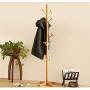 HTDZDX 10 Hooks Coat Rack Clothes Stand Hat Handbag Hanger Hall Tree Solid Wood 181 cm(71.3 in) (Color : B)