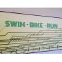 Race Medal Holder/Running Medal Hanger - LIFE IS BETTER IN RUNNING SHOES. Wood Wall Mounted Medal Organizer