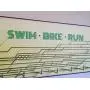 Race Medal Holder/Running Medal Hanger - LIFE IS BETTER IN RUNNING SHOES. Wood Wall Mounted Medal Organizer