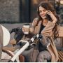 Universal Stroller Cup Holder, Universal Stroller Organizer Baby Bottle Holder - Stroller Accessory, Parent Cup Holder for Stroller/Bike (Phone Holder + 2 Hooks + 2 Toy Straps)