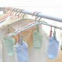 shengyuze Portable Folding Clothes Hanger Non-Slip Drying Rack with Two Clips for Travel Space Saving for Home Storage, PP - Green