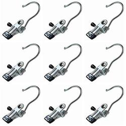 ODDIER 18 PCS Laundry Hook Boot Hanging Hold Clips Portable Hanging Hooks Home Travel Hangers Clothing Clothes Pins