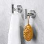 KES Bathroom Wall Towel Hooks No Drill Heavy Duty Robe Hook Holder SUS304 Stainless Steel Brushed 2 Pack, A2164DG-2-P2