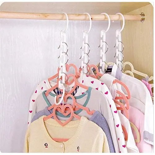 10pcs 3D Space Saving Space Hanger Clothes Hanger Hook 10pcs 3D Space Saving Space Hanger Clothes Hanger Hook