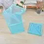 Sixpi Laundry Hampers Basket Collapsible with Carry Handle Net Cloth Hanger Storage Bath Organizer Accessories Bar Games Multifunction Tooth Brush Stand Bath Mats Hook