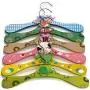 Booba Baby Kids and Baby Wooden Colorful Animal Shaped Clothes Hangers. 6 Pcs Set Booba Baby Kids and Baby Wooden Colorful Animal Shaped Clothes Hangers. 6 Pcs Set
