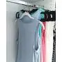 Higher Hangers Space Saving Velvet Clothes Hangers Slimline Heavy Duty Closet Organizers | Helps Reduce Wrinkles and Clutter | Great for Dorms and Increasing Closet Space | 40 Pack (Black , off-white, pink, purple Velvet)