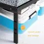 Queen Bed Frame 18 Inch High Bedframe Tall No Boxes Spring Needed With Storage Metal Platform Size Queen Bed Frame 18 Inch High Bedframe Tall No Boxes Spring Needed With Storage Metal Platform Size