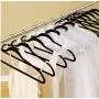 Non Slip Velvet Hangers - 10pcs Space Saving Clothes Hanger Hook Swivel 360 - Black,10pcs Non Slip Velvet Hangers - 10pcs Space Saving Clothes Hanger Hook Swivel 360 - Black,10pcs