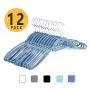 VISMOORE Portable Suit Hanger for Travel Luxury Design with Tie Holder and Reinforce Rotatable Hanger Wings Free Swivel to Different Shoulder Widths,Space Saving Clothes Hangers (Steel Blue, Suit&Tie) VISMOORE Portable Suit Hanger for Travel Luxury Design with Tie Holder and Reinforce Rotatable Hanger Wings Free Swivel to Different Shoulder Widths,Space Saving Clothes Hangers (Steel Blue, Suit&Tie)