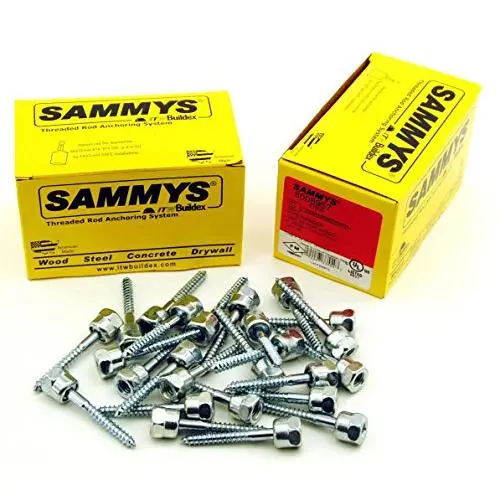 (25) Sammys 3/8-16 x 2 Threaded Rod Hanger for Wood 8008957