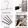 ALIOO Clothes Pant Hanger Closet Storage Organizer for Scarf Trouser Laundry Room Hanging(2 Pack)