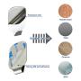 MXtechnic 3M Self Adhesive Hook Stick on Wall 304 Stainless Steel Polished Hanging Clothes Coat Hat Hooks and Strong Heavy Duty Metal Super Power Hooks Storage Organizer (10 Pack)