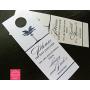 Do Not Disturb Wedding Door Hangers (set of 10) Palm Tree Waves