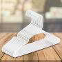 Nrpfell 20 Pack Premium Plastic Hangers, Durable & Strong Standard Hangers for Clothes & Pants, White