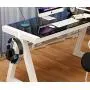 Headphone hanger, Headset Mount, Desk top stick-on headphone hanger, Gaming headset hanger, universal for all over ear and on ear headphones, white