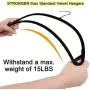 Voilamart Velvet Hangers Pack of 50 No Shoulder Bumps Suit Hangers with Chrome Hooks, Non Slip Space Saving Clothes Hangers Heavy Duty Rounded Hangers for Sweaters, Coat, Pants, Shirts, Dresses