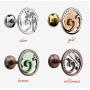 Ochoos Glass Bronze/Copper Hooks Inspired 4 Color Crystal Wall Hooks Clothes Hanger Wall Decor Curtain French Country Hat Coat Hangers