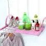 SHINGONE Expandable Clothes Drying Rack Radiator Airer for Laundry Bathroom Balcony Hanging Shelf Adjustable Storage Rack Portable Window Sill Rack Stainless Steel Clothes Hanger, Pink