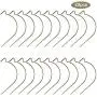 Willibill Monkey Hooks Picture Hangers Super Hook Holds Up to 100lbs Hang Art, Clock, Shelves, Mirrors, Frames or Planters for Home and Office Decorations(20PC)
