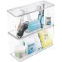 InterDesign 67630 5.5" X 13.3" X 7" Clear Kitchen Binz Stackable Storage Boxes With Lid