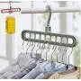10pcs Random Color Multi-Port Rotating Support Circle Clothes Hangers for Clothes Plastic Scarf Wardrobe Pants Cloth Hangers Storage Drying Racks 10pcs Random Color Multi-Port Rotating Support Circle Clothes Hangers for Clothes Plastic Scarf Wardrobe Pants Cloth Hangers Storage Drying Racks