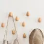 ZEMIN Wall Mounted Coat Rack Clothes Hat Hanger Holder Hooks Water Drops Cute Simple Style Wood, Log, 5x7cm (Color : Log, Size : 3 Pieces) ZEMIN Wall Mounted Coat Rack Clothes Hat Hanger Holder Hooks Water Drops Cute Simple Style Wood, Log, 5x7cm (Color : Log, Size : 3 Pieces)