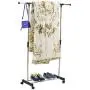 Generic YZ_736778YZ_7 Rack Hanging hes Rac Garment Bar Portable nt Bar Hanger WP ble A Rolling Clothes able H Adjustable Heavy YZ_US7_160606_44