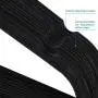 Yaheetech Premium Velvet Flocked Hangers 100 Pack Non Slip Black Clothes Suit Hangers Hook Swivel 360 Ultra Thin