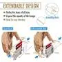 INNOKA Extendable Ceiling Mounted Drying Rack, Luxury Birch Wood with 5 Strong Aluminum Bars [Space Saving] Clothes Laundry Dryer Hanger with Smart Pulley System, Extended up to 55&quot, Maximum Load 9KG