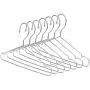 Lecent@Stainless Steel Strong Wire Solid Hangers Clothes Hangers Metal Hangers General 3.1mm Diameter ,Set of 30pcs (35cm)