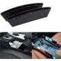 U [2 Pack Car Seat Gap Organizer,Car Pockets Between Seats Car Pocket Organizer PU Full Leather Storage Boxes Universal for Phone Keys Cards Pens Coins