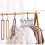 10pcs Random Color Magic Rotate Clothes Hanger Holder Storage Stand 9 Holes Plastic Support Drying Rack Wardrobe Finishing Space Saving Organizer 10pcs Random Color Magic Rotate Clothes Hanger Holder Storage Stand 9 Holes Plastic Support Drying Rack Wardrobe Finishing Space Saving Organizer