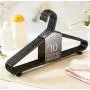 10Pcs Non-Slip Multifunctional Plastic Clothes Hangers for Wet Or Dry Adult Ladies Clothes Dress Black 10Pcs Non-Slip Multifunctional Plastic Clothes Hangers for Wet Or Dry Adult Ladies Clothes Dress Black