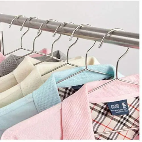 10pcs Extra Wide Metal Clothes Hanger, 50 cm Stainless Steel Hanger for Big Coats Decoration 10pcs Extra Wide Metal Clothes Hanger, 50 cm Stainless Steel Hanger for Big Coats Decoration