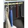Flammi 20-Pack Mini S Shaped Hooks Hanging Hooks Chrome Plated for Jewelry Key Ring Dustpan Brush (1-3/4-Inch Long)