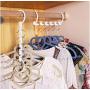 10pcs Clothes Hangers Rack Wardrobes Closet Clothing Hook Space Saver Decoration