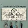 Black White Key Holder for wall, Monogram key holder, Personalized key hanger, Charcoal Key Holder, Key Hanger, Family name Wall Key Rack, Last name key rack, Custom Gift, Wedding Gift, Closing Gift Black White Key Holder for wall, Monogram key holder, Personalized key hanger, Charcoal Key Holder, Key Hanger, Family name Wall Key Rack, Last name key rack, Custom Gift, Wedding Gift, Closing Gift