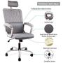Office Chair High Back Ergonomic Chair Mesh Task Chair Adjustable Headrest Computer Desk Chair for Lumbar Support with Cloth Hanger, Gray Office Chair High Back Ergonomic Chair Mesh Task Chair Adjustable Headrest Computer Desk Chair for Lumbar Support with Cloth Hanger, Gray