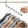 10pcs Half Toroidal Universal Metal Clothes Closet Hangers Clothing Organizer Hangers Clothing Organizer Clothes Hanger Rack 10pcs Half Toroidal Universal Metal Clothes Closet Hangers Clothing Organizer Hangers Clothing Organizer Clothes Hanger Rack