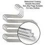 BKOYJ Pants Hangers S-Shape Trousers Hangers Stainless Steel Clothes Hangers Closet Space Saving for Pants Jeans Scarf Hanging Silver (4 Pack) BKOYJ Pants Hangers S-Shape Trousers Hangers Stainless Steel Clothes Hangers Closet Space Saving for Pants Jeans Scarf Hanging Silver (4 Pack)