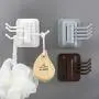 Cupcinu Seamless Hook Rotate 4 Links Towel Hook Coat Rack Wall Mount Hanger Heavy Duty Clothes Holder Kitchen Hooks for Office Kitchen Bathroom Cabinet Draw Clothes (Blue) Cupcinu Seamless Hook Rotate 4 Links Towel Hook Coat Rack Wall Mount Hanger Heavy Duty Clothes Holder Kitchen Hooks for Office Kitchen Bathroom Cabinet Draw Clothes (Blue)