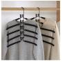 lliang Hangers 5 in 1 Multi-Layer Clothes Hangers Space-Saving Multiple Non-Slip Hanger for Wardrobe